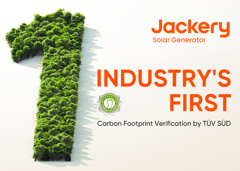 Jackery's Multiple Products Receive Carbon Footprint Verification from TÜV SÜD