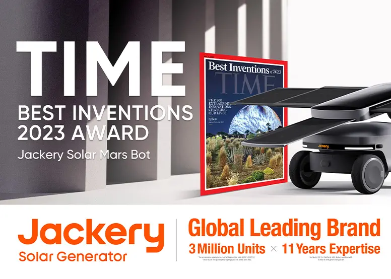 Jackery Solar Mars Bot Wins the Prestigious TIME Best Inventions of 2023 Award