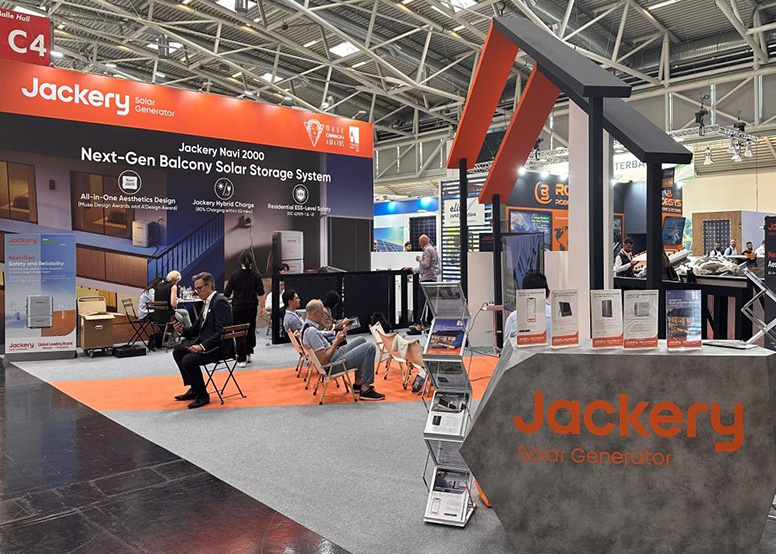 品类开创新高度！华宝新能DIY小型家庭绿电系统Jackery Navi 2000 亮相Intersolar欧洲能源展
